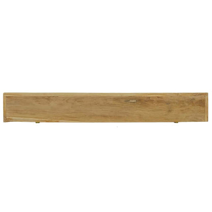 vidaXL Wall Shelves 2 pcs 110x15x4 cm Solid Wood Teak 6