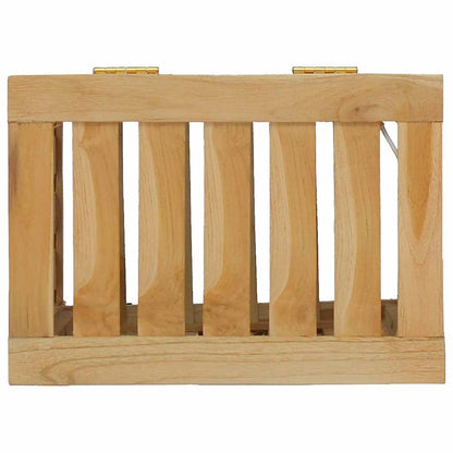 vidaXL Wash Bin 35x25x60 cm Solid Wood Teak 6