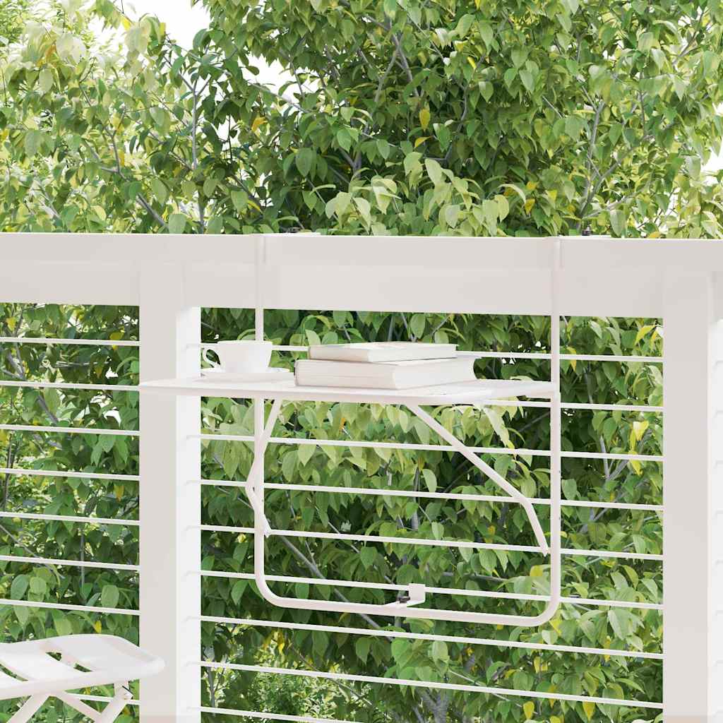 vidaXL Balcony Table 60x40 cm Steel