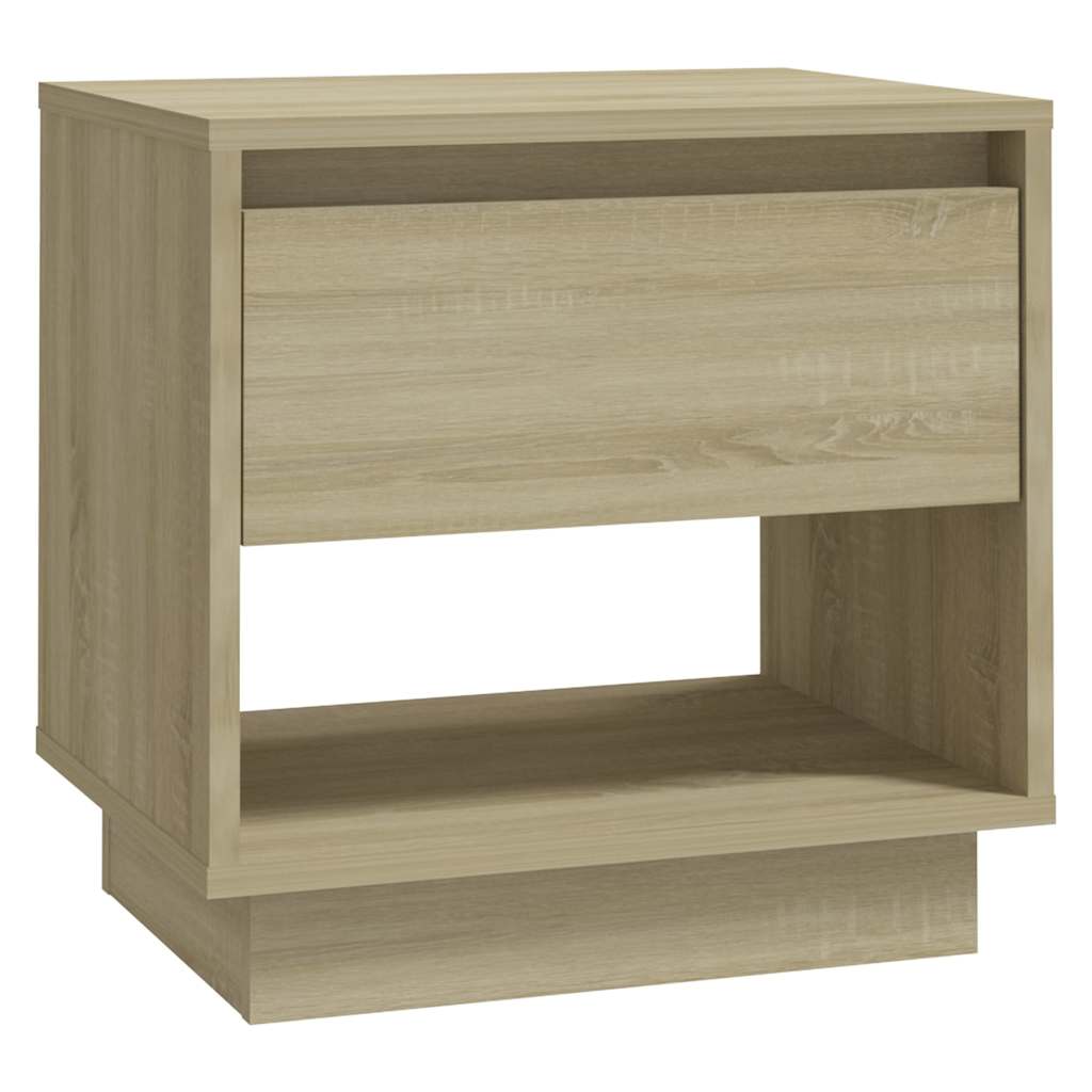 vidaXL Bedside Cabinet | Set of 2 | Sonoma Oak | Engineered Wood | Standard 5