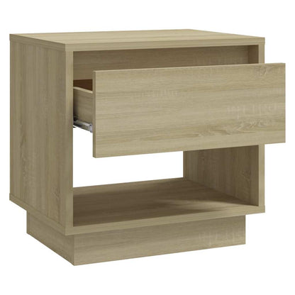 vidaXL Bedside Cabinet | Set of 2 | Sonoma Oak | Engineered Wood | Standard 6