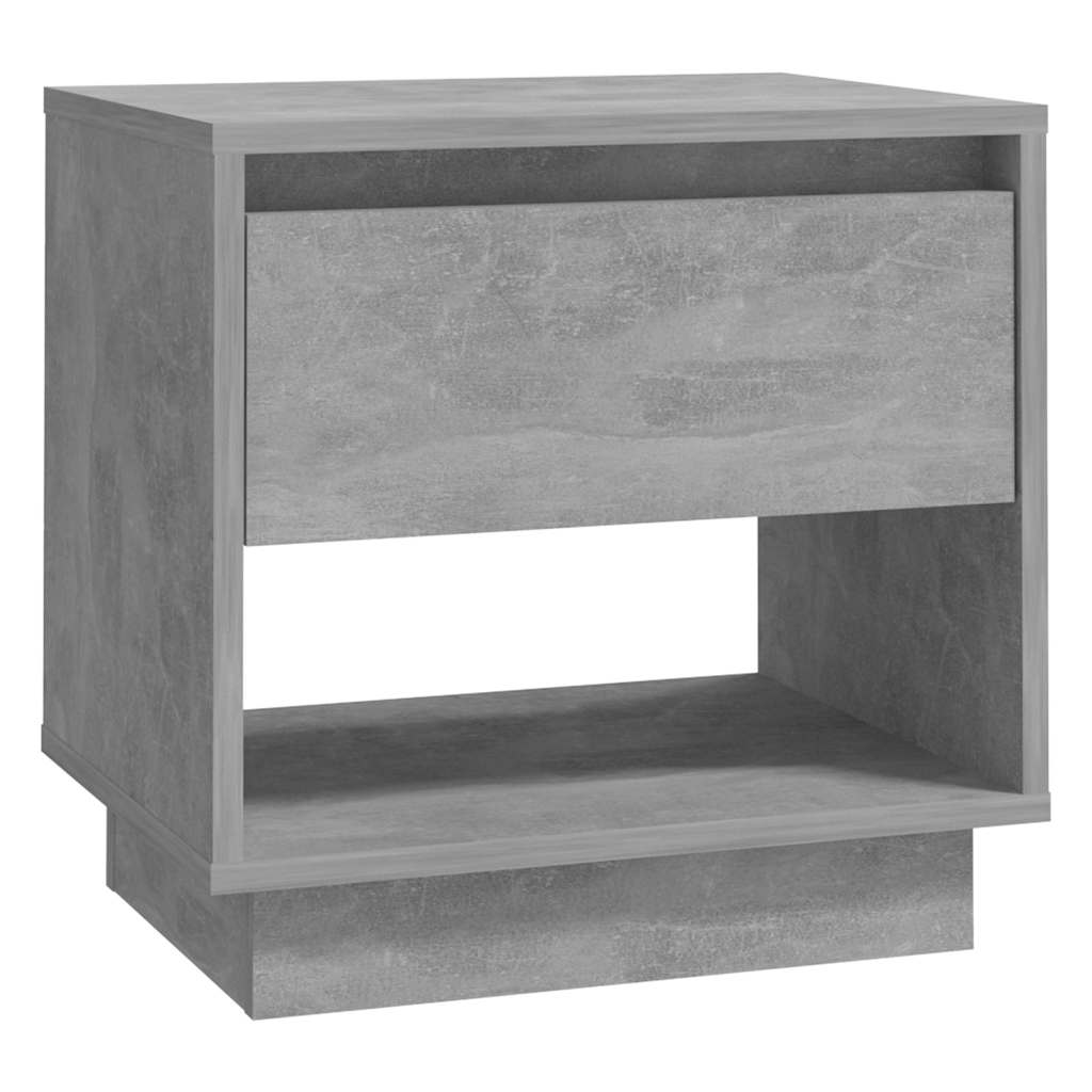 vidaXL Bedside Cabinet | Set of 2 | Concrete Grey | Engineered Wood 5