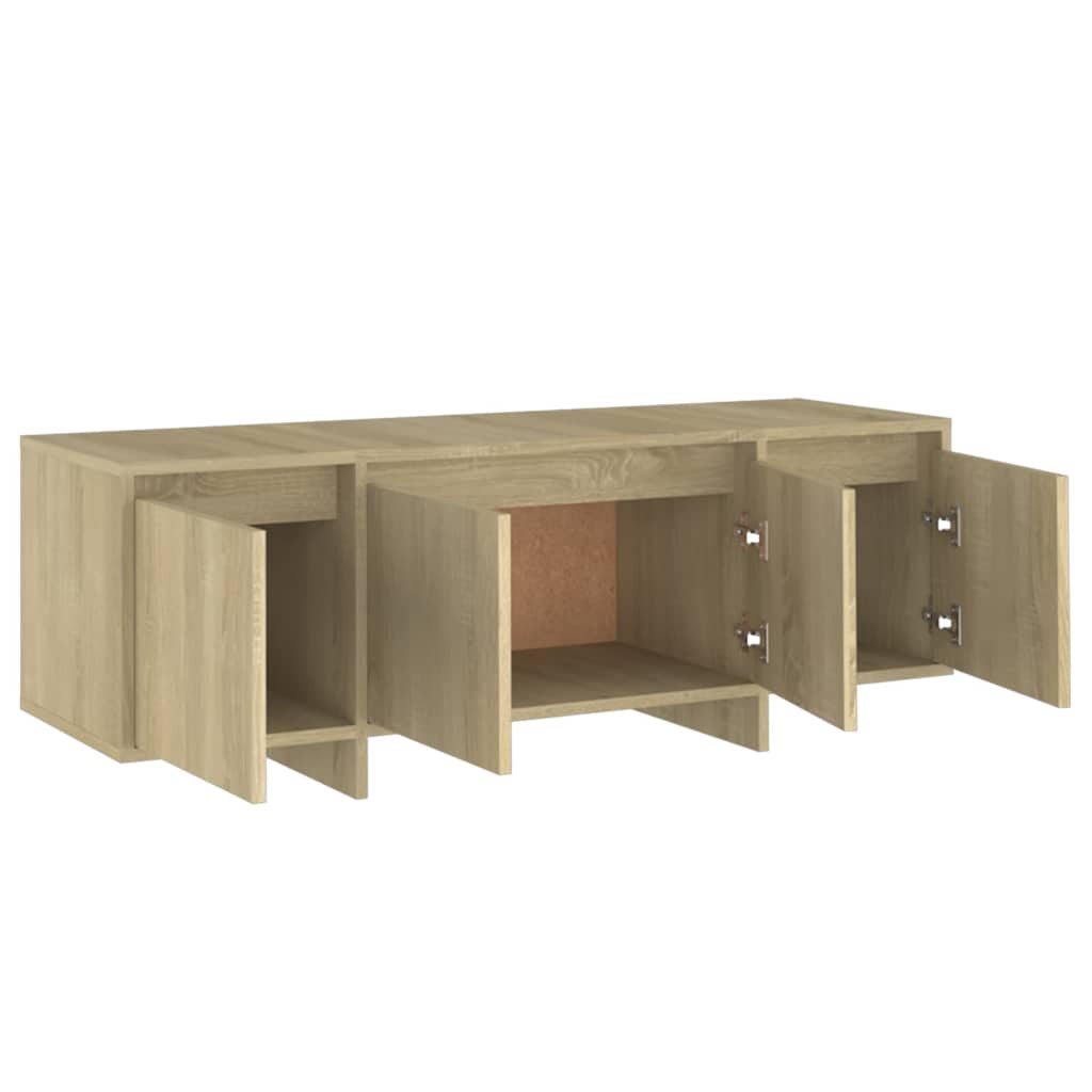 vidaXL TV Cabinet Sonoma Oak 120x30x40,5 cm Engineered Wood 4