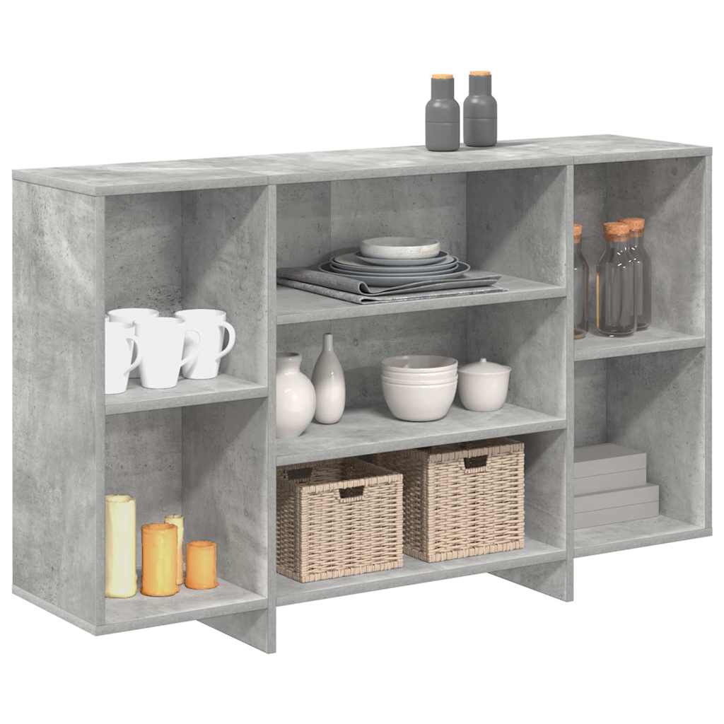 vidaXL Sideboard | Concrete grey | Engineered wood | Medium | Sideboard 4
