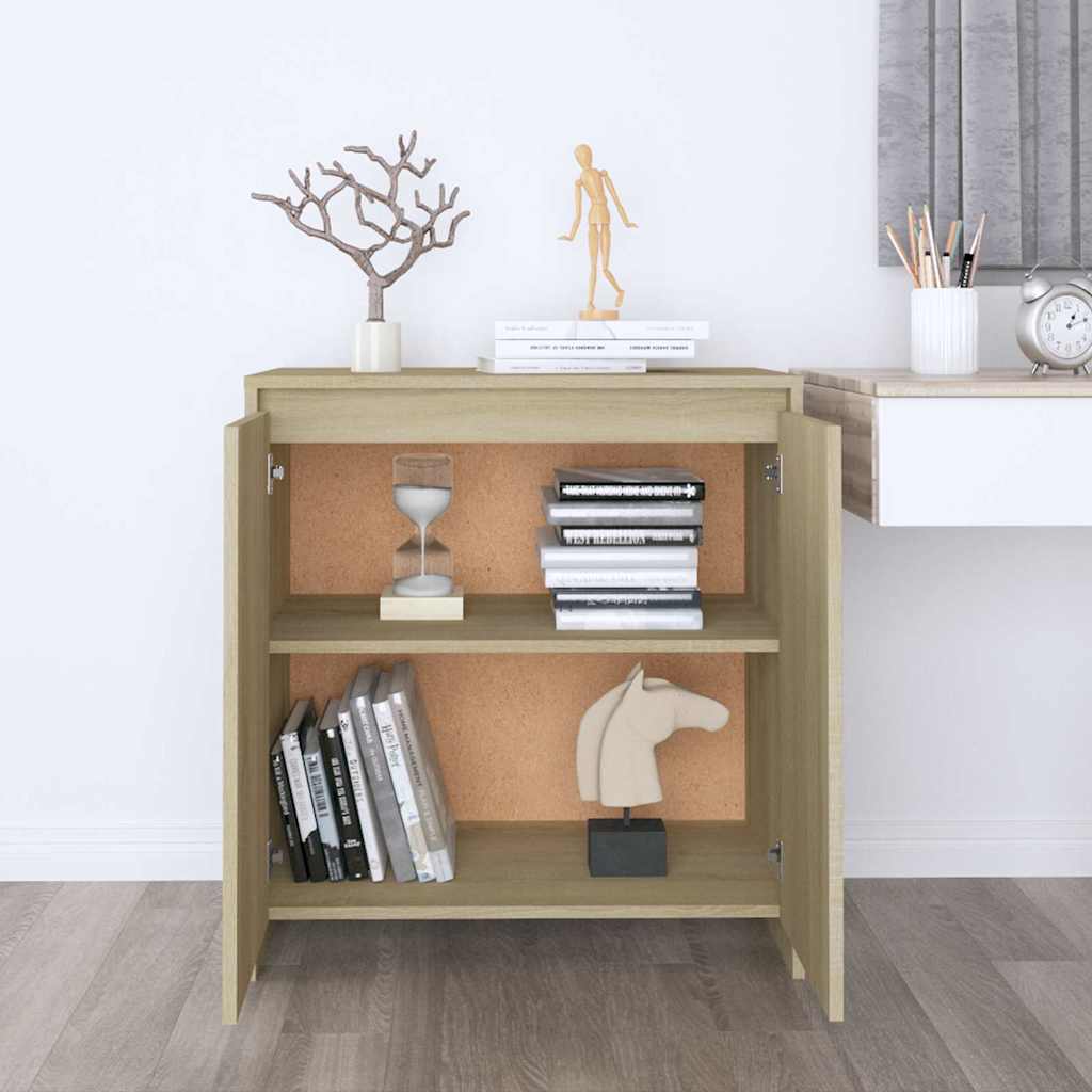 vidaXL Sideboard | Sonoma Oak | Engineered Wood | Medium | Sideboard 3