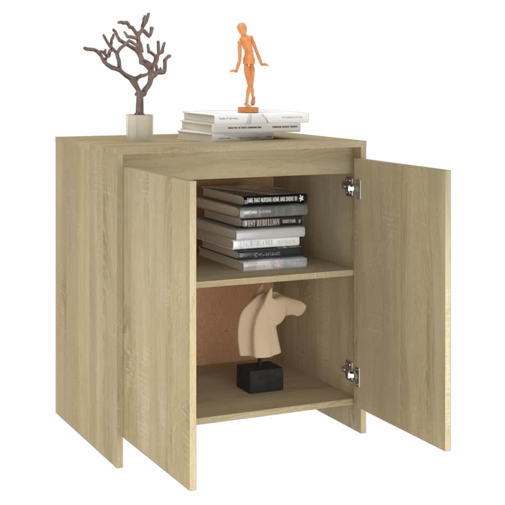 vidaXL Sideboard | Sonoma Oak | Engineered Wood | Medium | Sideboard 5