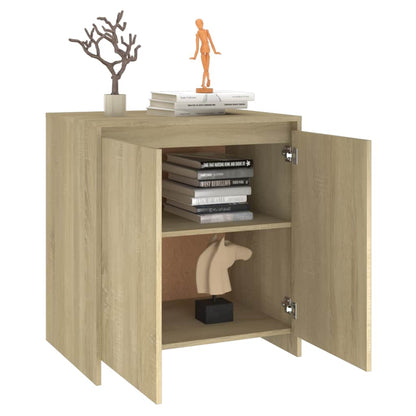 vidaXL Sideboard | Sonoma Oak | Engineered Wood | Medium | Sideboard 5