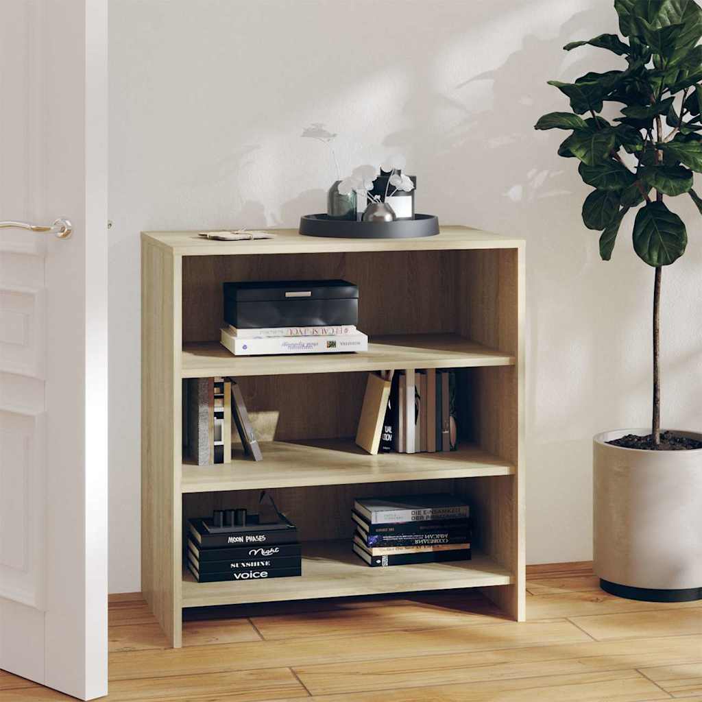 vidaXL Sideboard Sonoma Oak 70x40,5x75 cm Engineered Wood 1