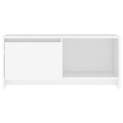 vidaXL TV Cabinet White 90x35x40 cm Engineered Wood 5