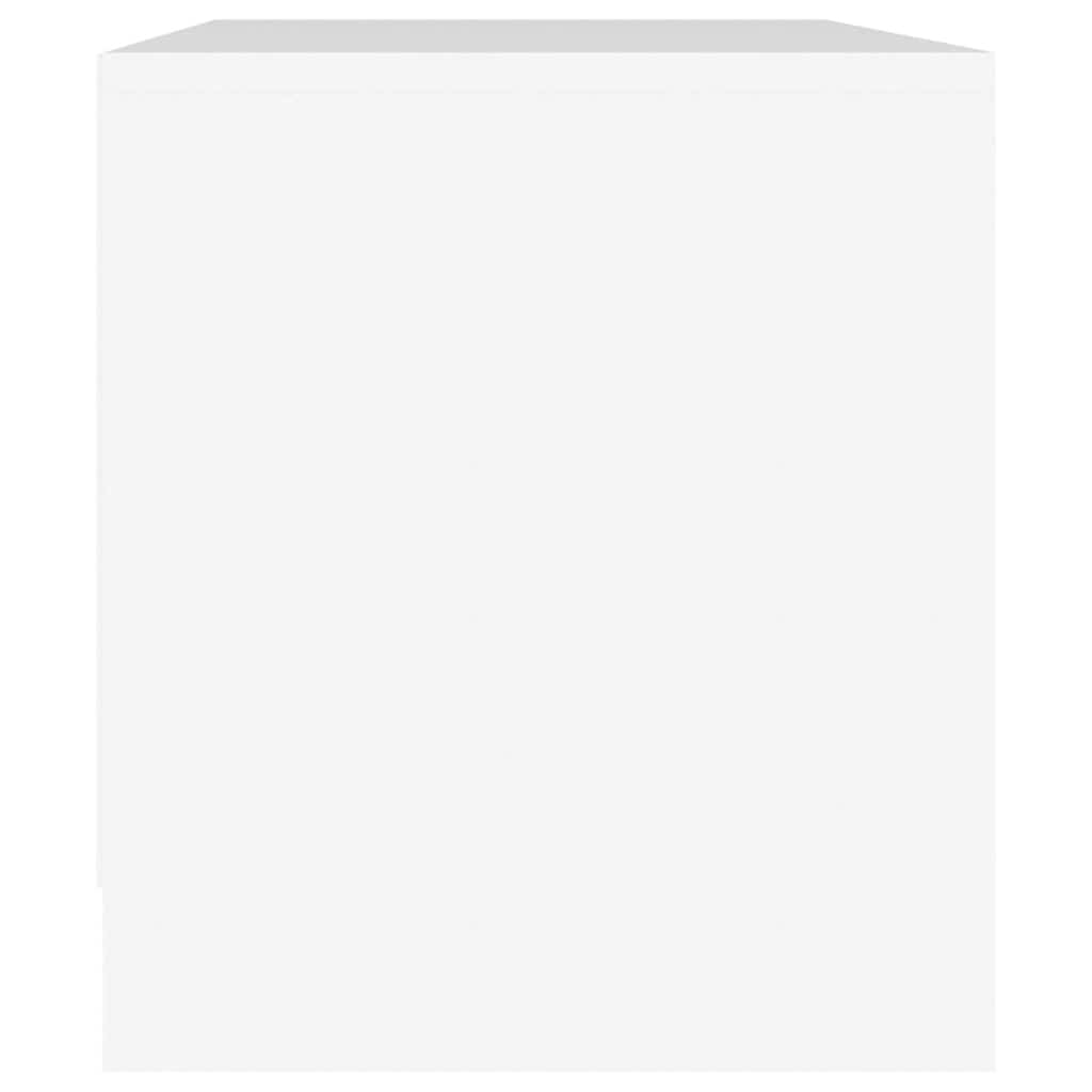 vidaXL TV Cabinet White 90x35x40 cm Engineered Wood 6