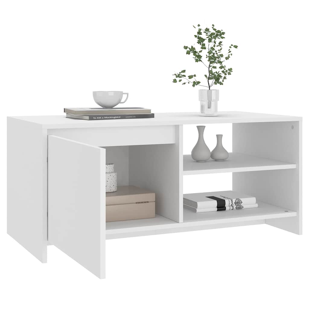 vidaXL Coffee Table | White | Engineered wood | Medium | Coffee Table 4