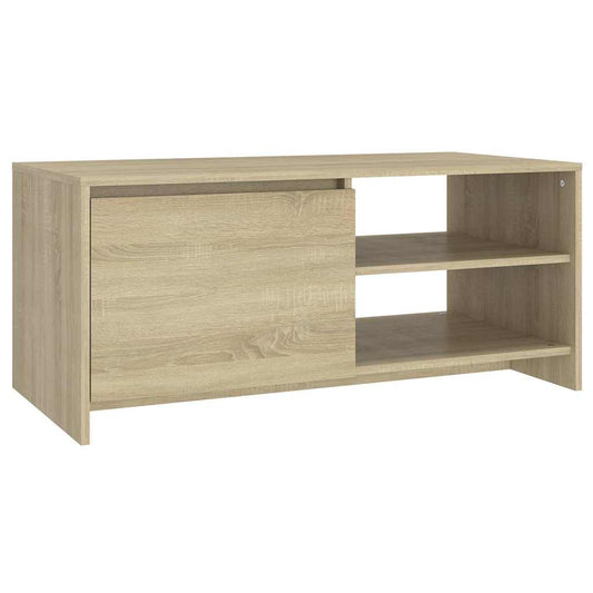 vidaXL Coffee Table Sonoma Oak 102x50x45 cm Engineered Wood 2