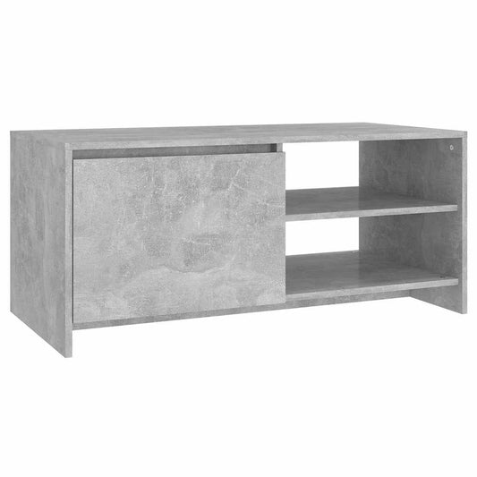 vidaXL Coffee Table Concrete Grey 102x50x45 cm Engineered Wood 2