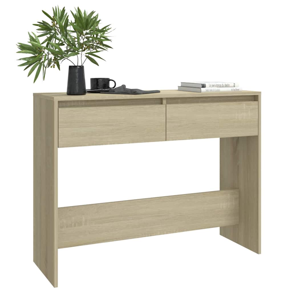 vidaXL Console Table | Sonoma oak | Engineered wood | Compact | Console Table 3