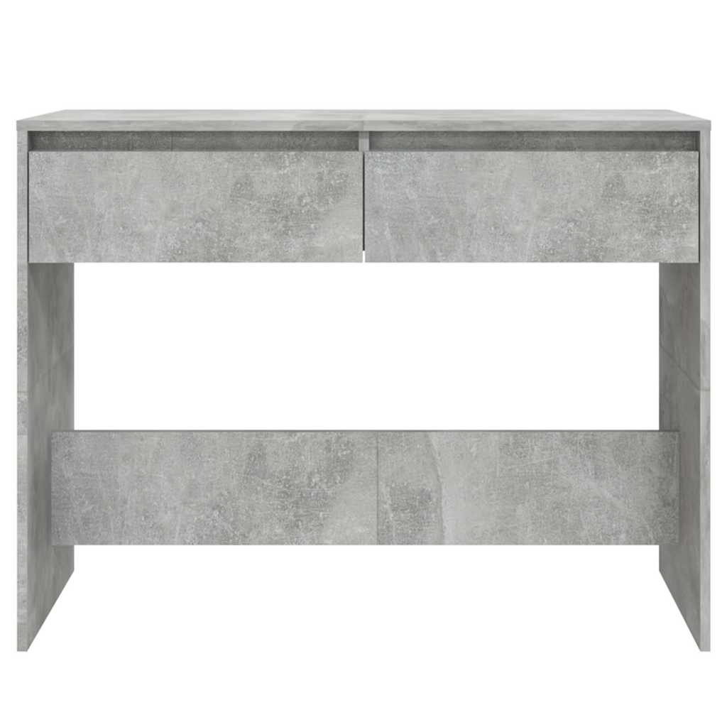 vidaXL Console Table | Concrete grey | Engineered wood | 100 cm | Console Table 5