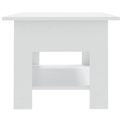 810253 vidaXL Coffee Table White 102x55x42 cm Engineered Wood 5