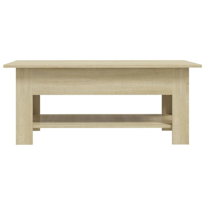 vidaXL Coffee Table Sonoma Oak 102x55x42 cm Engineered Wood 4