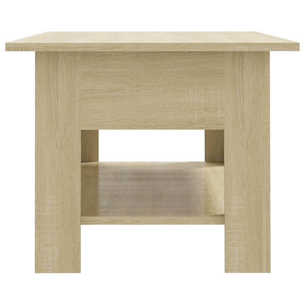 vidaXL Coffee Table Sonoma Oak 102x55x42 cm Engineered Wood 5