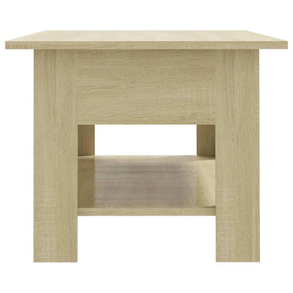 vidaXL Coffee Table Sonoma Oak 102x55x42 cm Engineered Wood 5