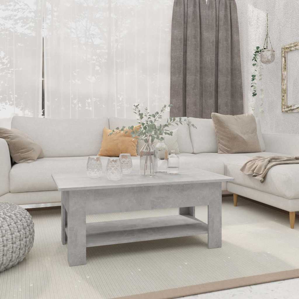 vidaXL Coffee Table Engineered Wood Depth 55 cm