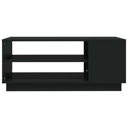 vidaXL Coffee Table Black 102x55x43 cm Engineered Wood 4
