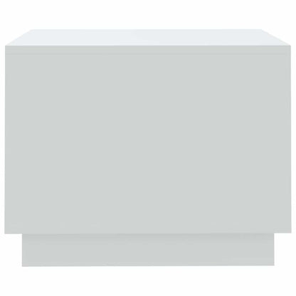 810289 vidaXL Coffee Table White 55x55x43 cm Engineered Wood 5