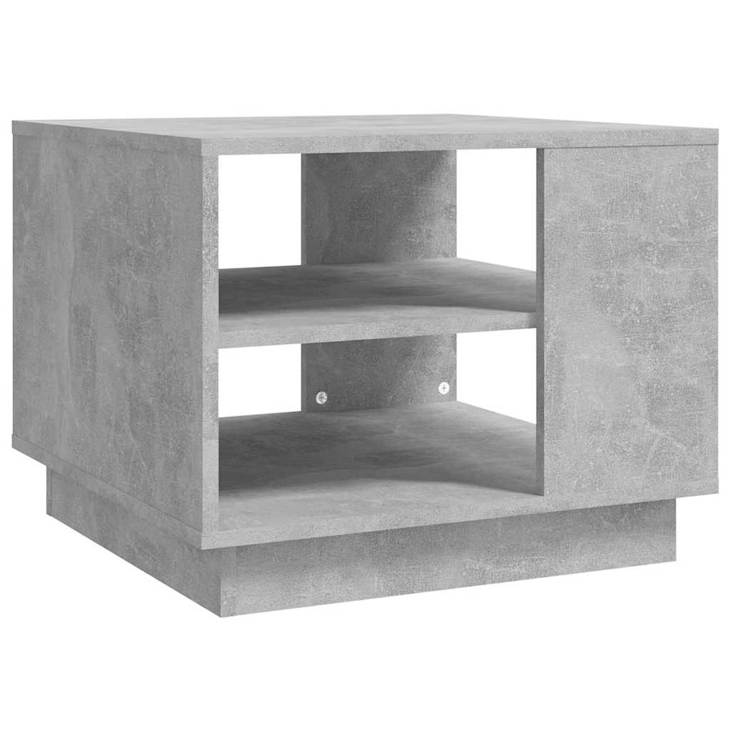 vidaXL Coffee Table Concrete Grey 55x55x43 cm Engineered Wood 2