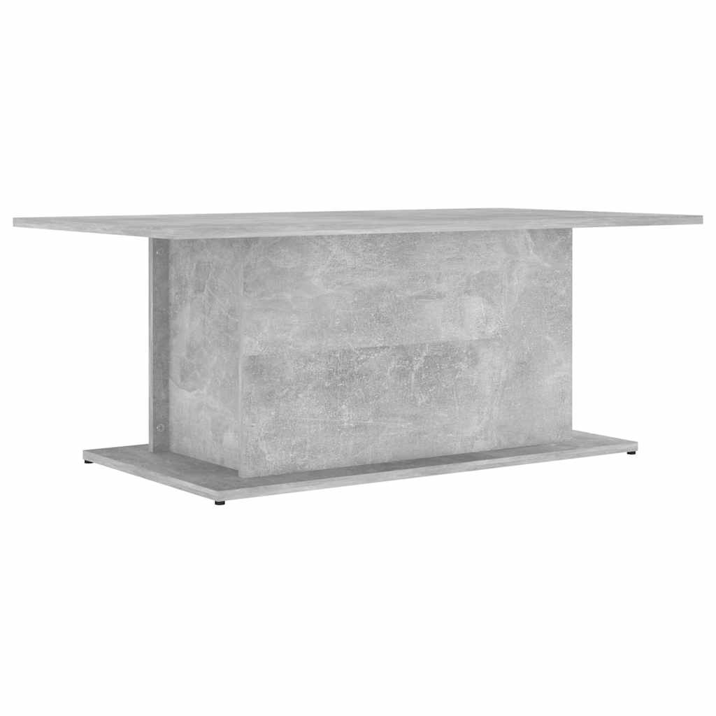 810311 vidaXL Coffee Table Concrete Grey 102x55,5x40 cm Engineered Wood 2