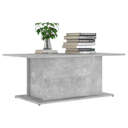 810311 vidaXL Coffee Table Concrete Grey 102x55,5x40 cm Engineered Wood 6