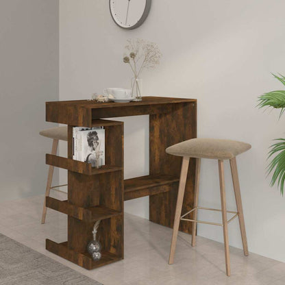 vidaXL Bar Table with Storage Rack 100x50x101.5 cm