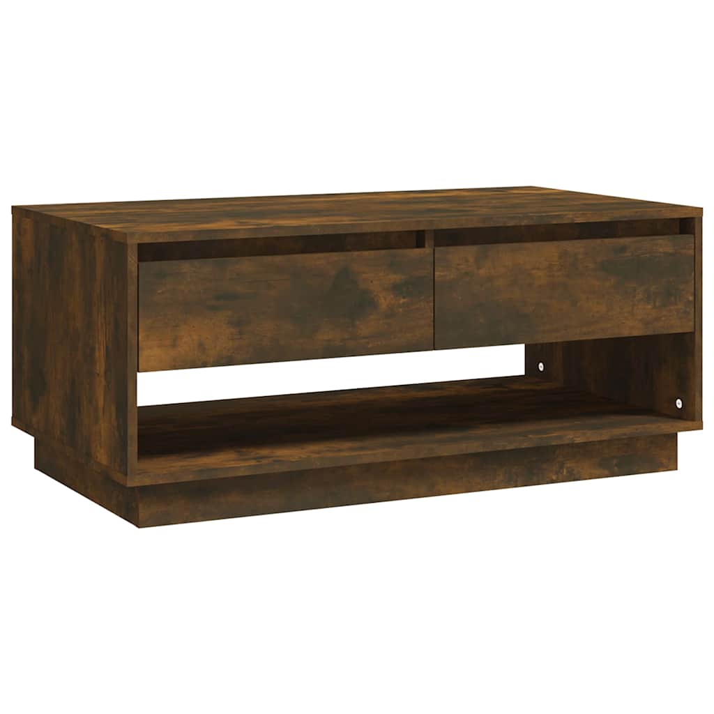 vidaXL Coffee Table | Smoked Oak | Engineered wood | Medium | Coffee Table 2