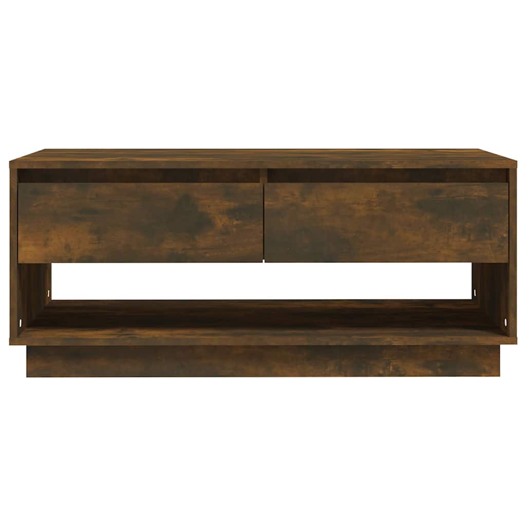 vidaXL Coffee Table | Smoked Oak | Engineered wood | Medium | Coffee Table 4