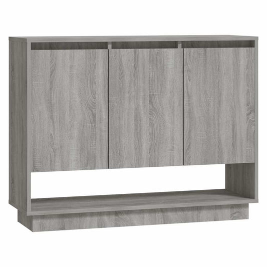 vidaXL Sideboard Grey Sonoma 97x31x75 cm Engineered Wood 2