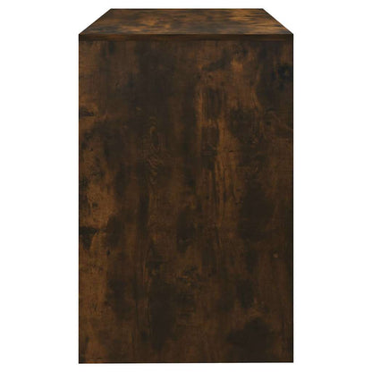 vidaXL Desk | Smoked Oak | Engineered Wood | Medium | Desk | Rectangular 6