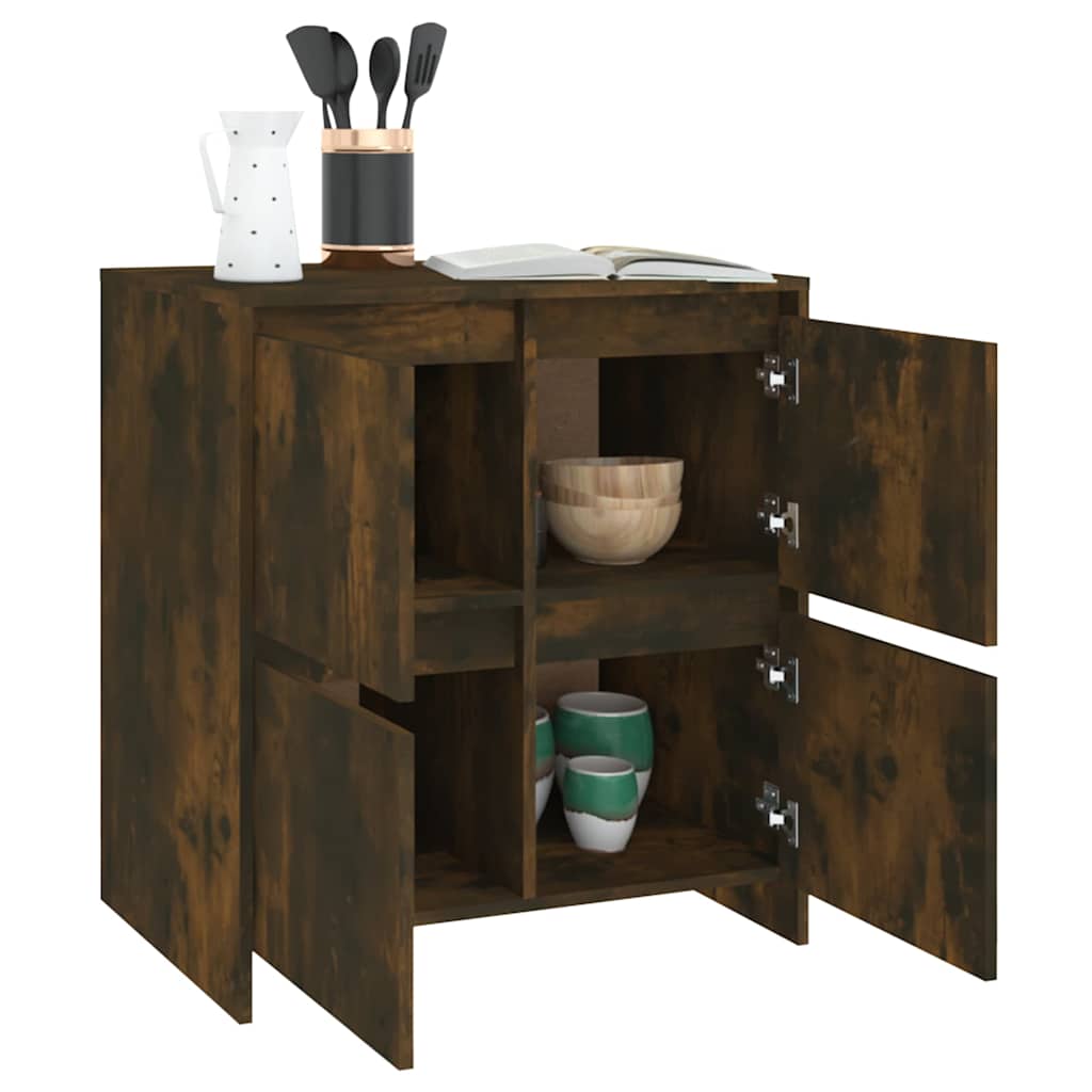 vidaXL Sideboard | Smoked oak | Engineered wood | 70x41x75 cm | Sideboard 6