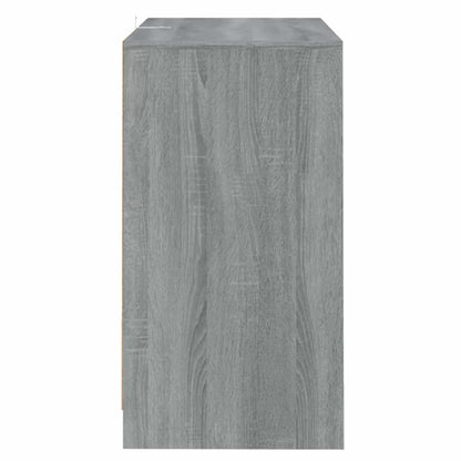 vidaXL Sideboard Grey Sonoma 70x41x75 cm Engineered Wood 4