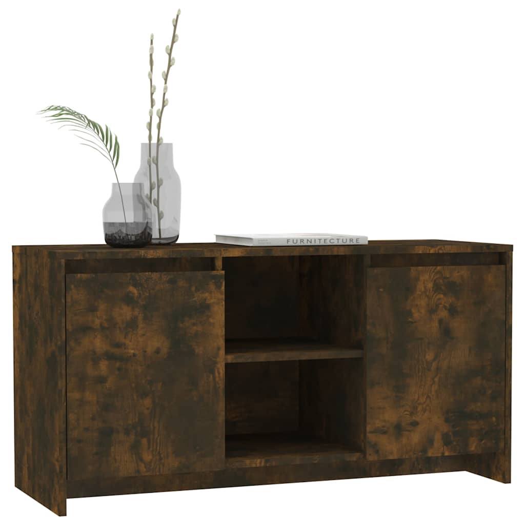 vidaXL TV Cabinet | Smoked Oak | Engineered Wood | Medium | Storage | TV Cabinet 6