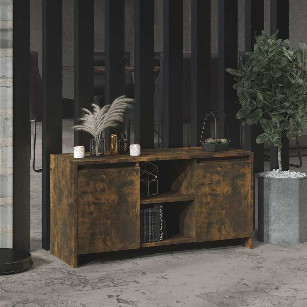 vidaXL TV Cabinet | Smoked Oak | Engineered Wood | Medium | Storage | TV Cabinet 1