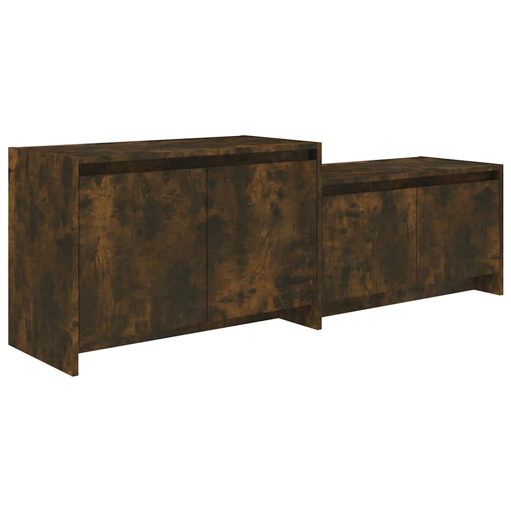 vidaXL Tv Cabinet | Smoked Oak | Engineered Wood | Medium |  Modular 2