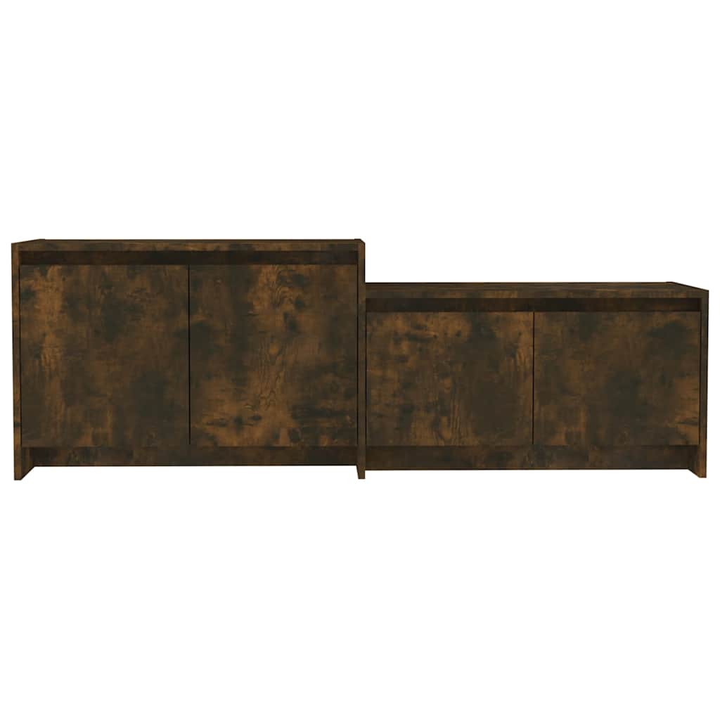 vidaXL Tv Cabinet | Smoked Oak | Engineered Wood | Medium |  Modular 6