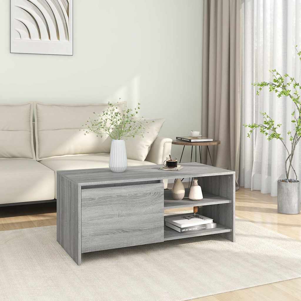 vidaXL Coffee Table | Grey Sonoma | Engineered Wood | Medium | Coffee Table 1