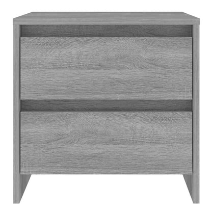 vidaXL Bedside Cabinet | Set of 2 | Grey sonoma | Engineered wood 4