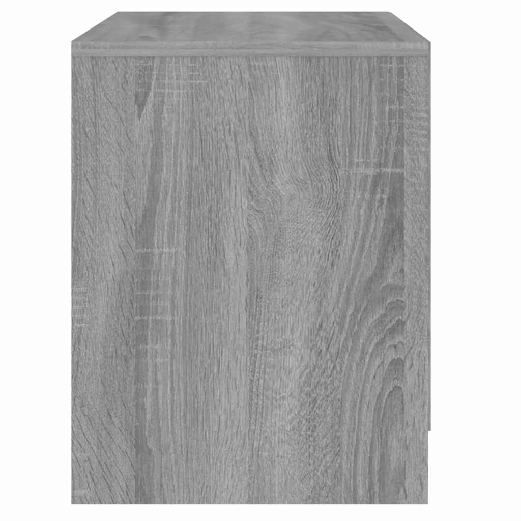 vidaXL Bedside Cabinet | Set of 2 | Grey sonoma | Engineered wood 6