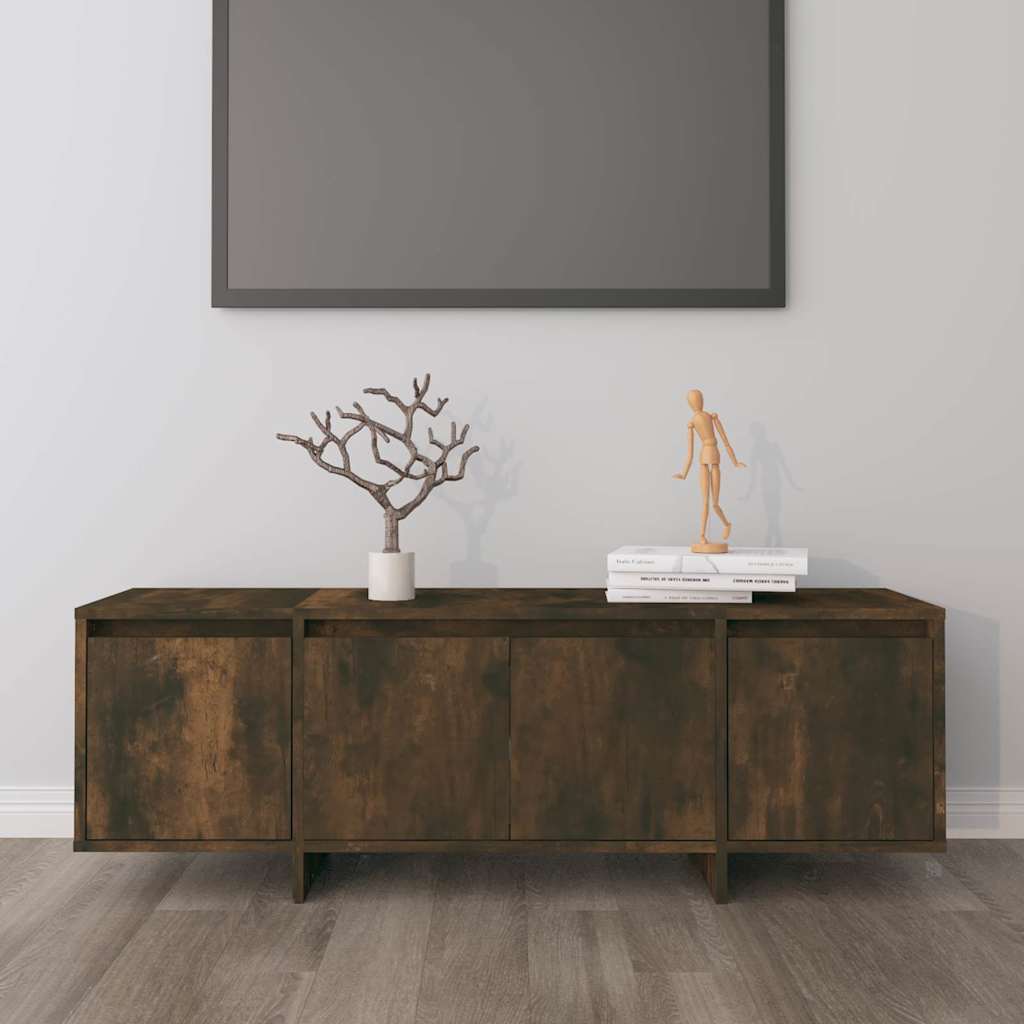 vidaXL TV Cabinet | Smoked Oak | Engineered Wood | Standard | Rectangular 1