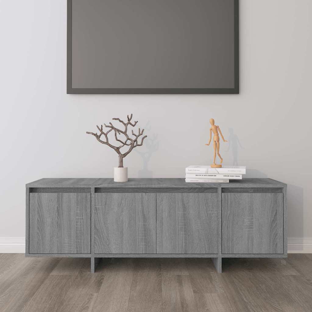 vidaXL TV Cabinet | Grey Sonoma | Engineered wood | Medium | TV Cabinet 1