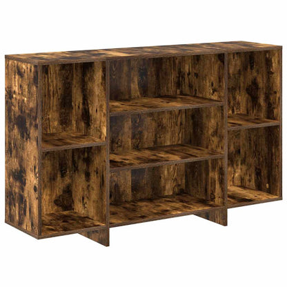 vidaXL Sideboard Smoked Oak 120x30x75 cm Engineered Wood 2