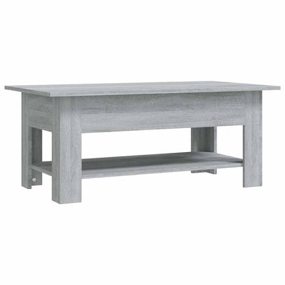 Coffee Table Engineered Wood Depth 55 cm Grey sonoma