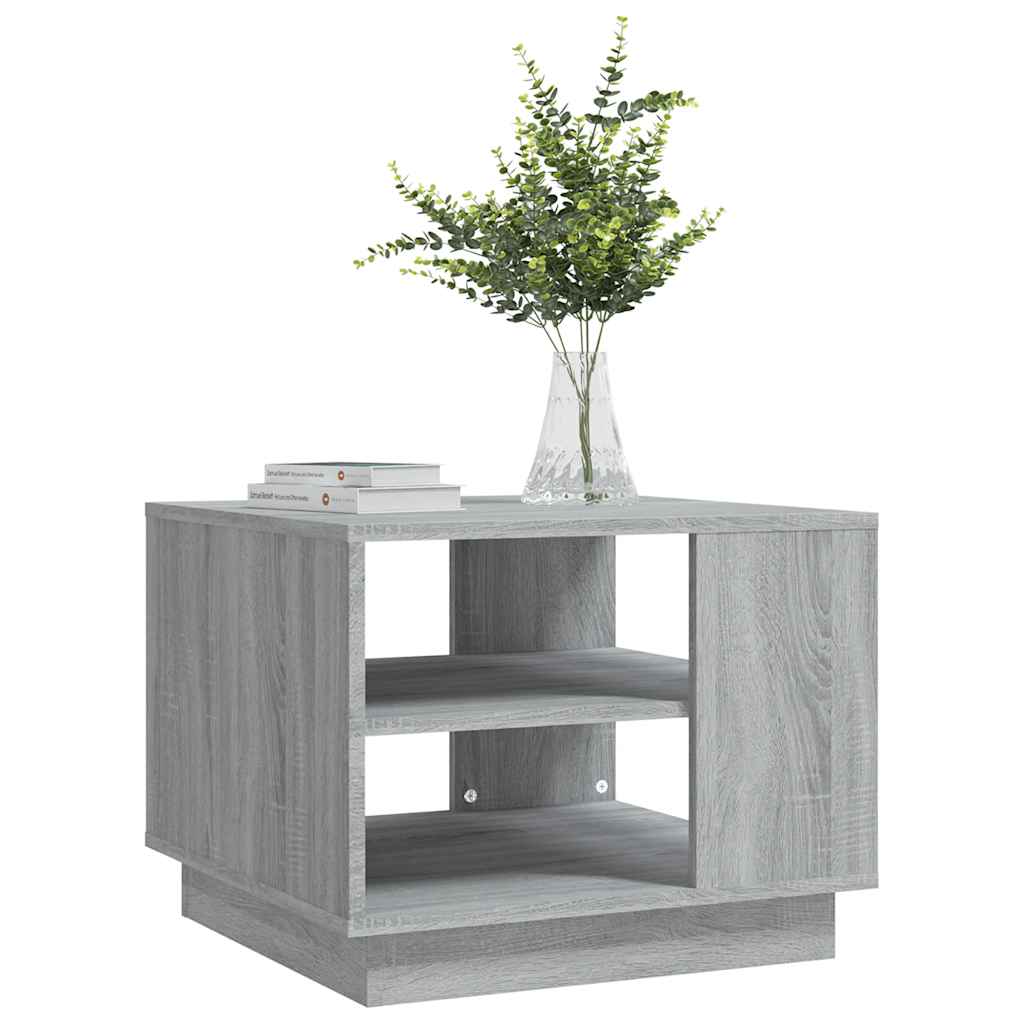 vidaXL Coffee Table Grey Sonoma 55x55x43 cm Engineered Wood 6