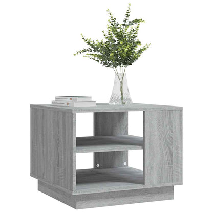 vidaXL Coffee Table Grey Sonoma 55x55x43 cm Engineered Wood 6