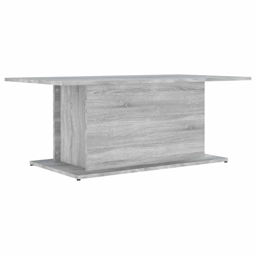 813093 vidaXL Coffee Table Grey Sonoma 102x55,5x40 cm Engineered Wood 2